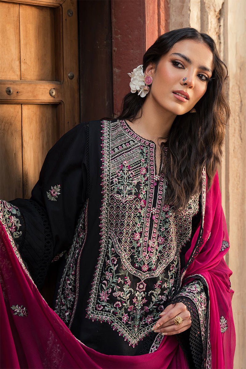 ZARPOSH - 3PC DHANAK EMBROIDERED ZN-1096