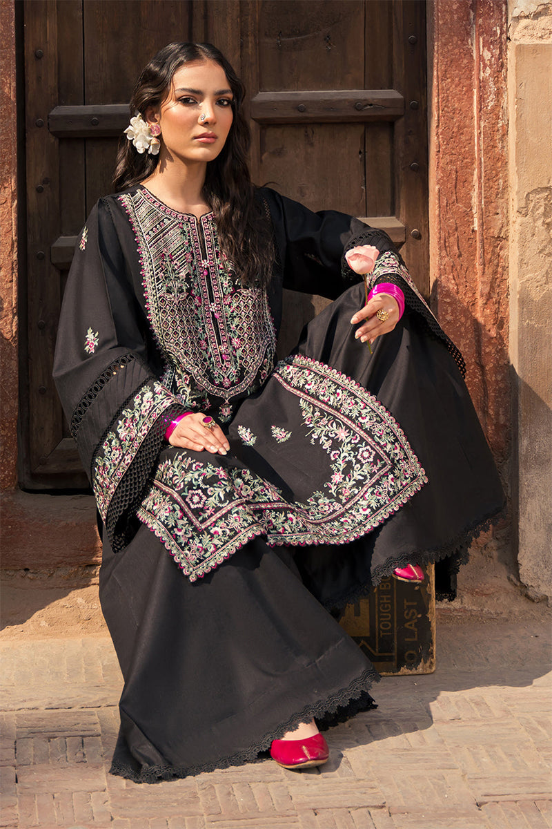 ZARPOSH - 3PC DHANAK EMBROIDERED ZN-1096