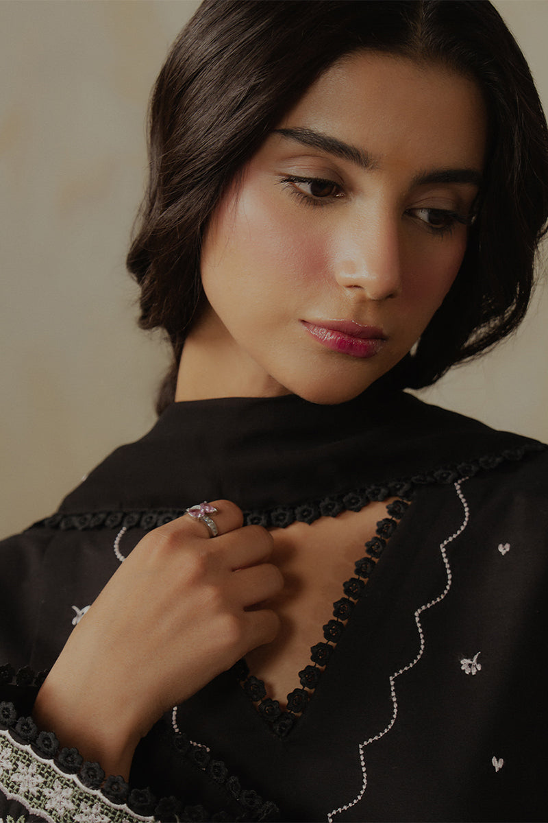 ZIVA - 3PC DHANAK EMBROIDERED ZN-1091