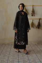 ZIVA - 3PC DHANAK EMBROIDERED ZN-1091