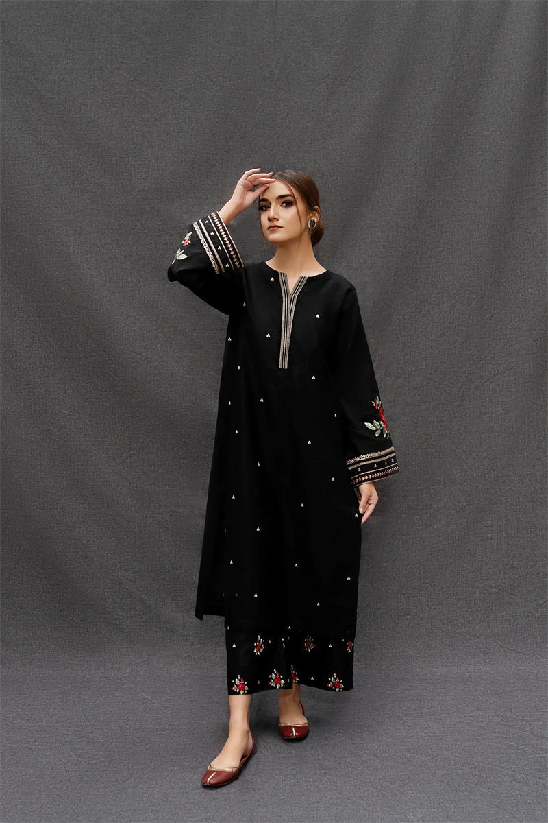 URGE - 3PC DHANAK EMBROIDERED ZN-1052