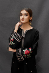 URGE - 3PC DHANAK EMBROIDERED ZN-1052