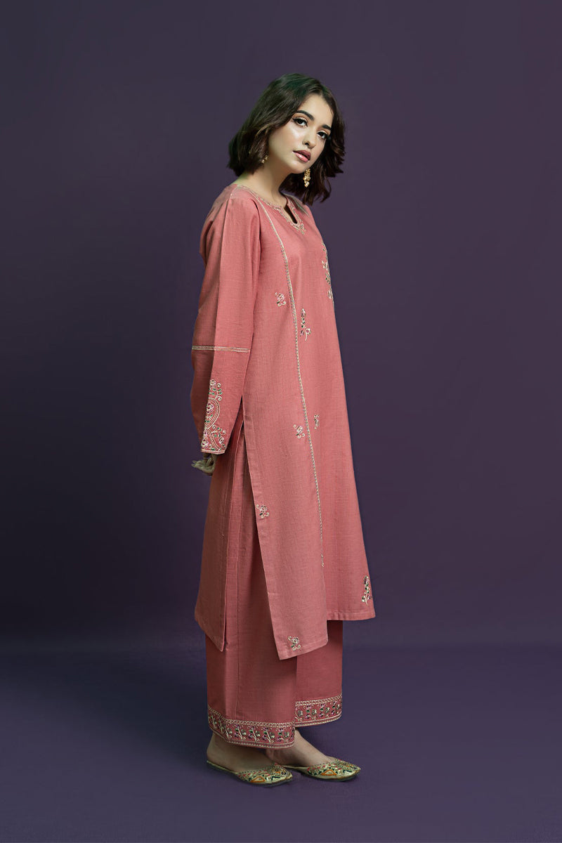 URGE - 2PC DHANAK EMBROIDERED ZN-1092