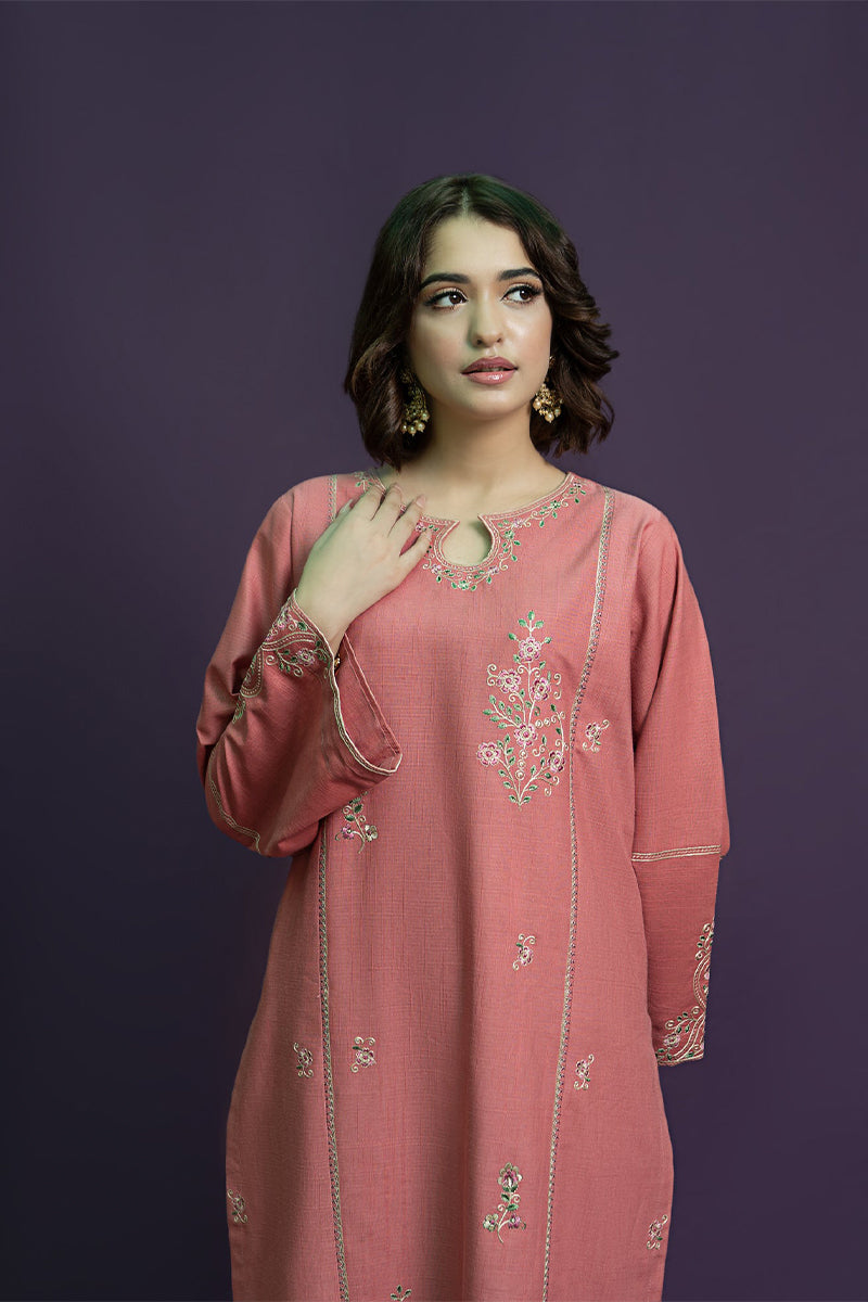 URGE - 2PC DHANAK EMBROIDERED ZN-1092
