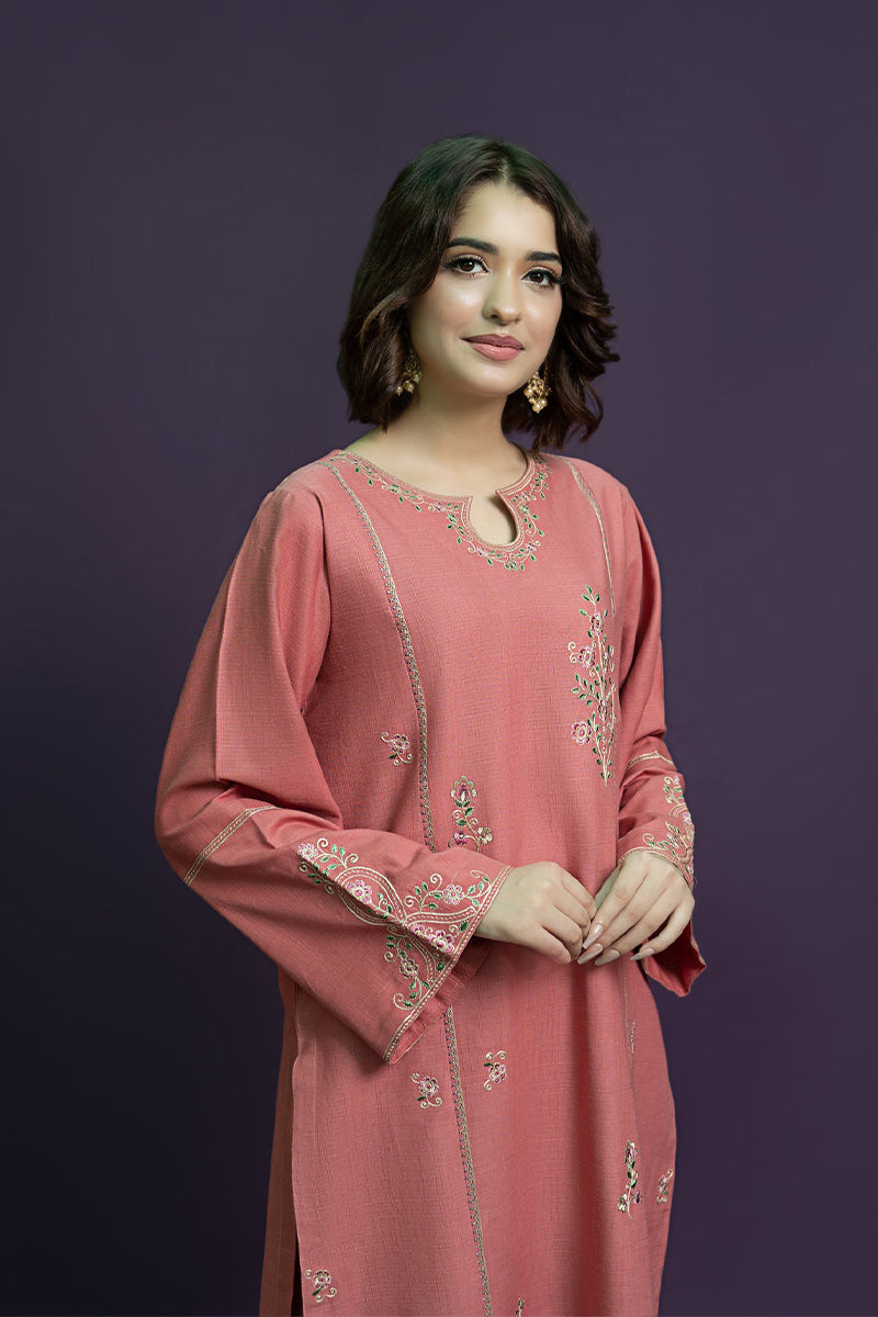 URGE - 2PC DHANAK EMBROIDERED ZN-1092
