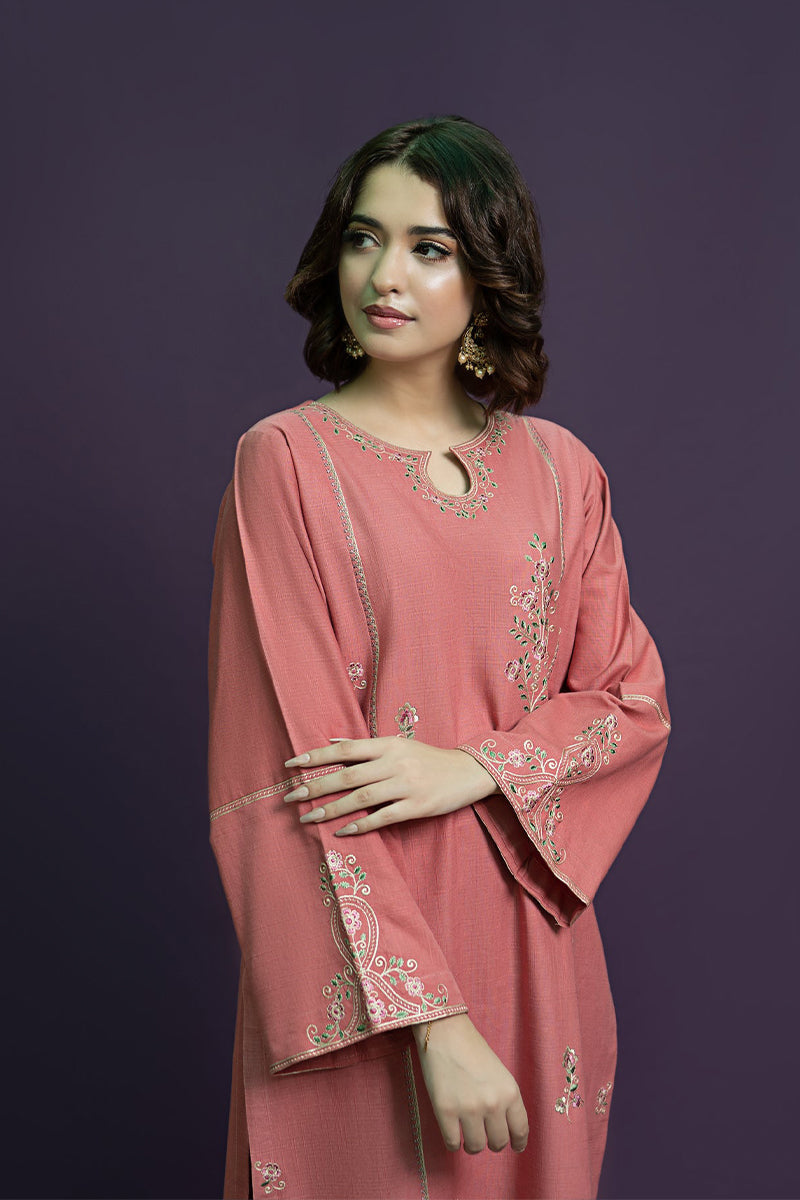 URGE - 2PC DHANAK EMBROIDERED ZN-1092