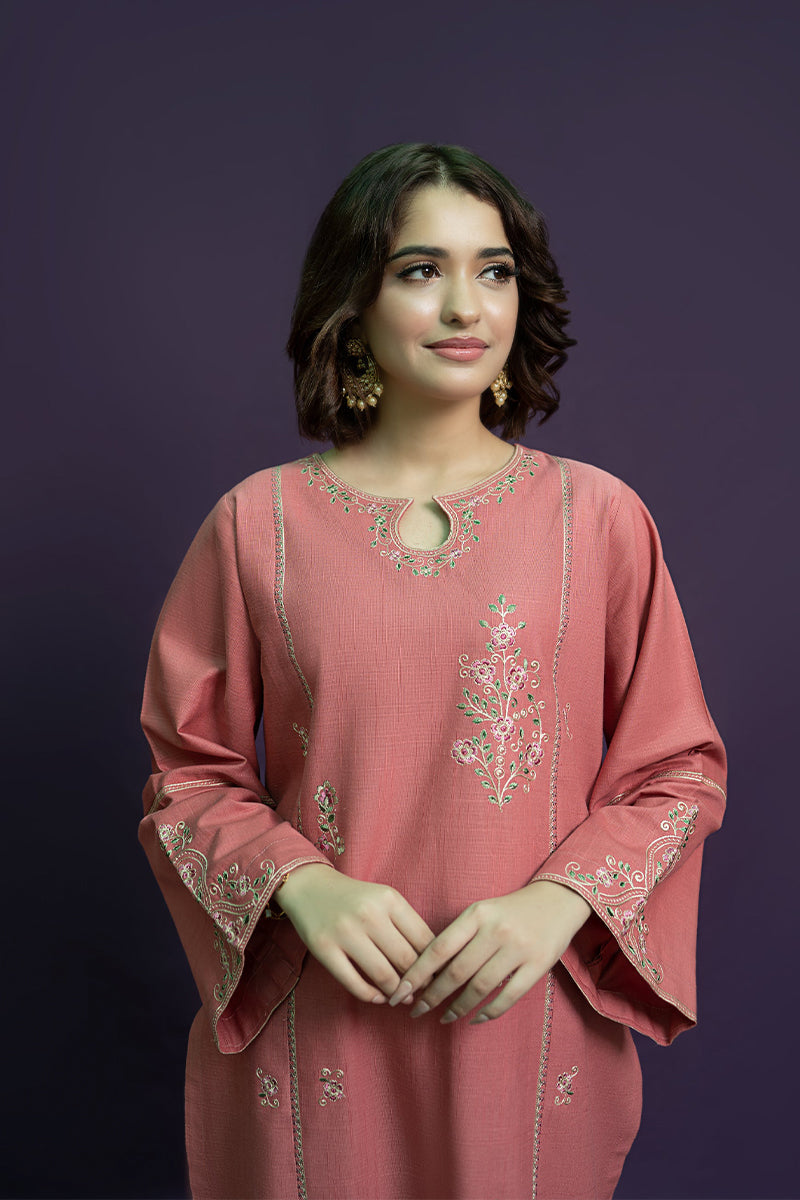 URGE - 2PC DHANAK EMBROIDERED ZN-1092