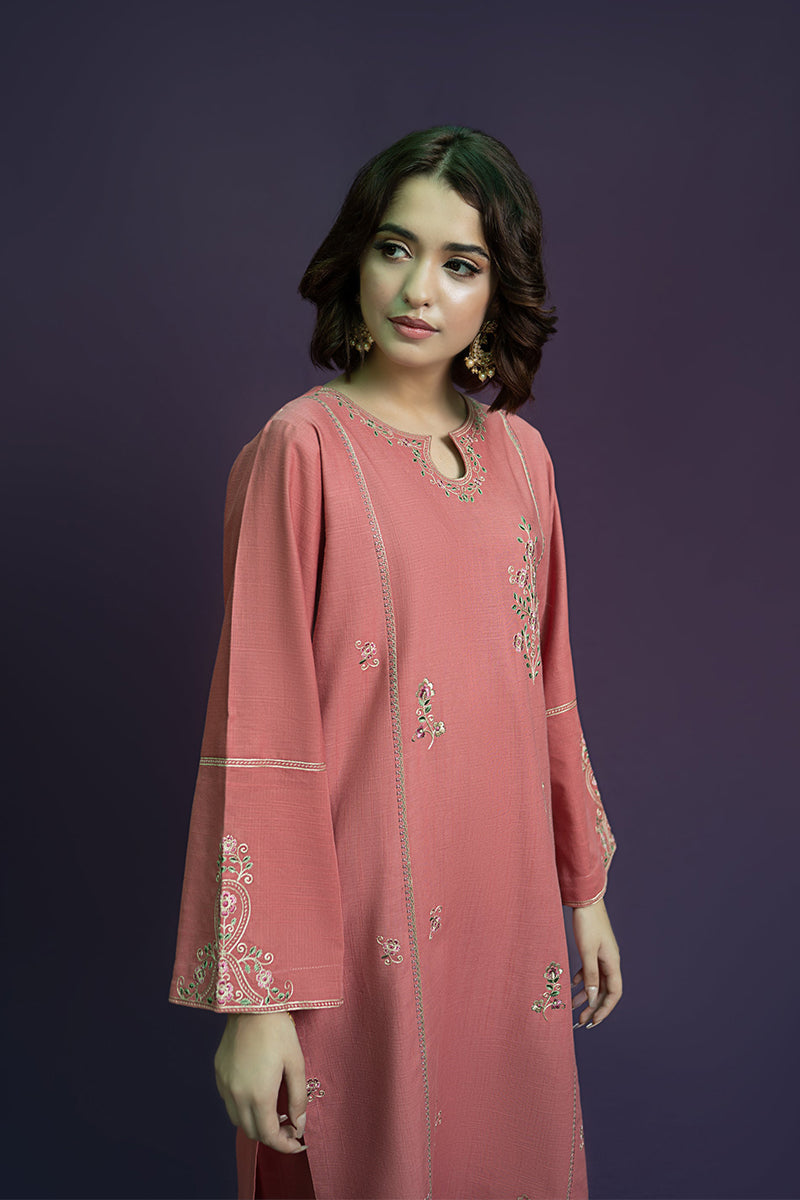 URGE - 2PC DHANAK EMBROIDERED ZN-1092