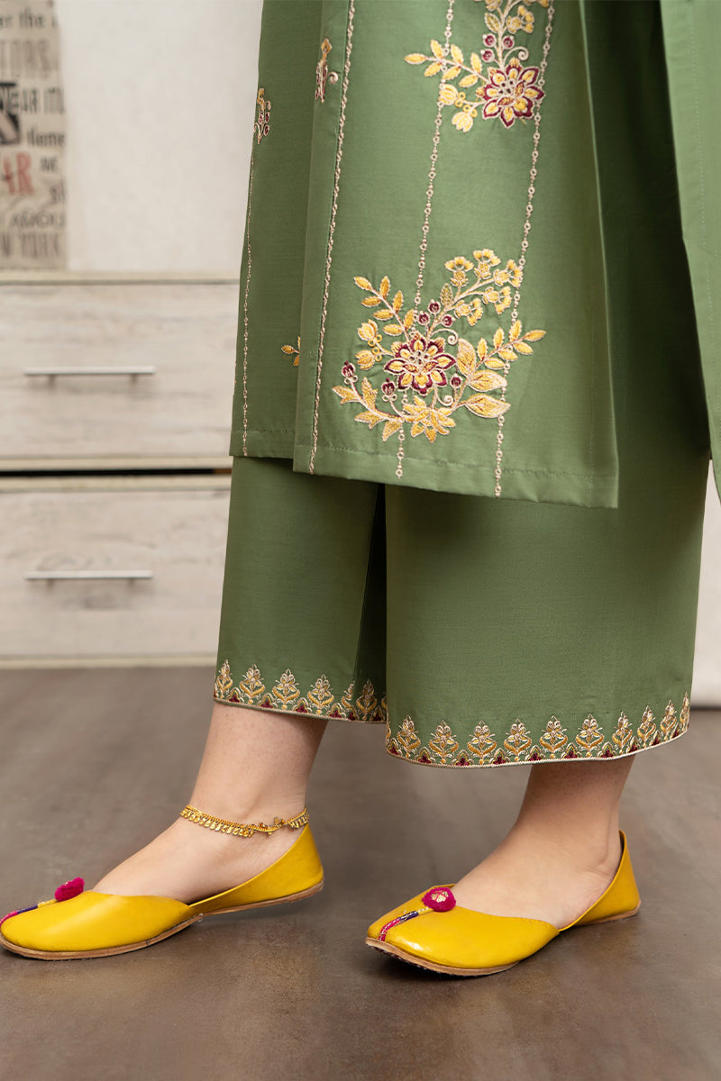 URGE - 3PC DHANAK EMBROIDERED ZN-1059