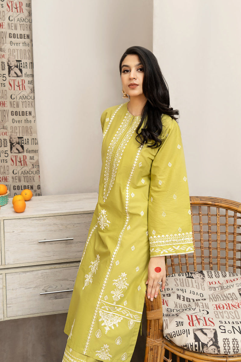 URGE - 3PC DHANAK EMBROIDERED ZN-1056