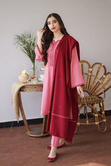 AISLING - 3PC DHANAK EMBROIDERED ZN-1087