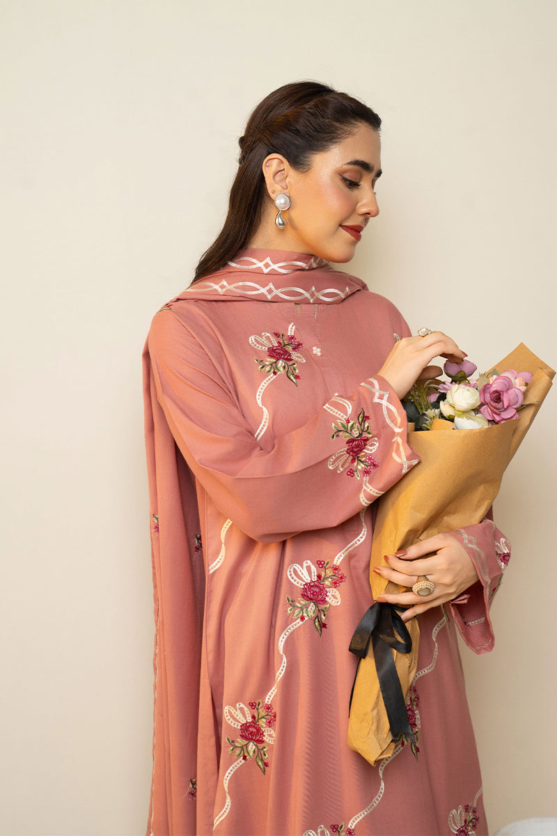 BATIK - 3PC DHANAK EMBROIDERED ZN-1098