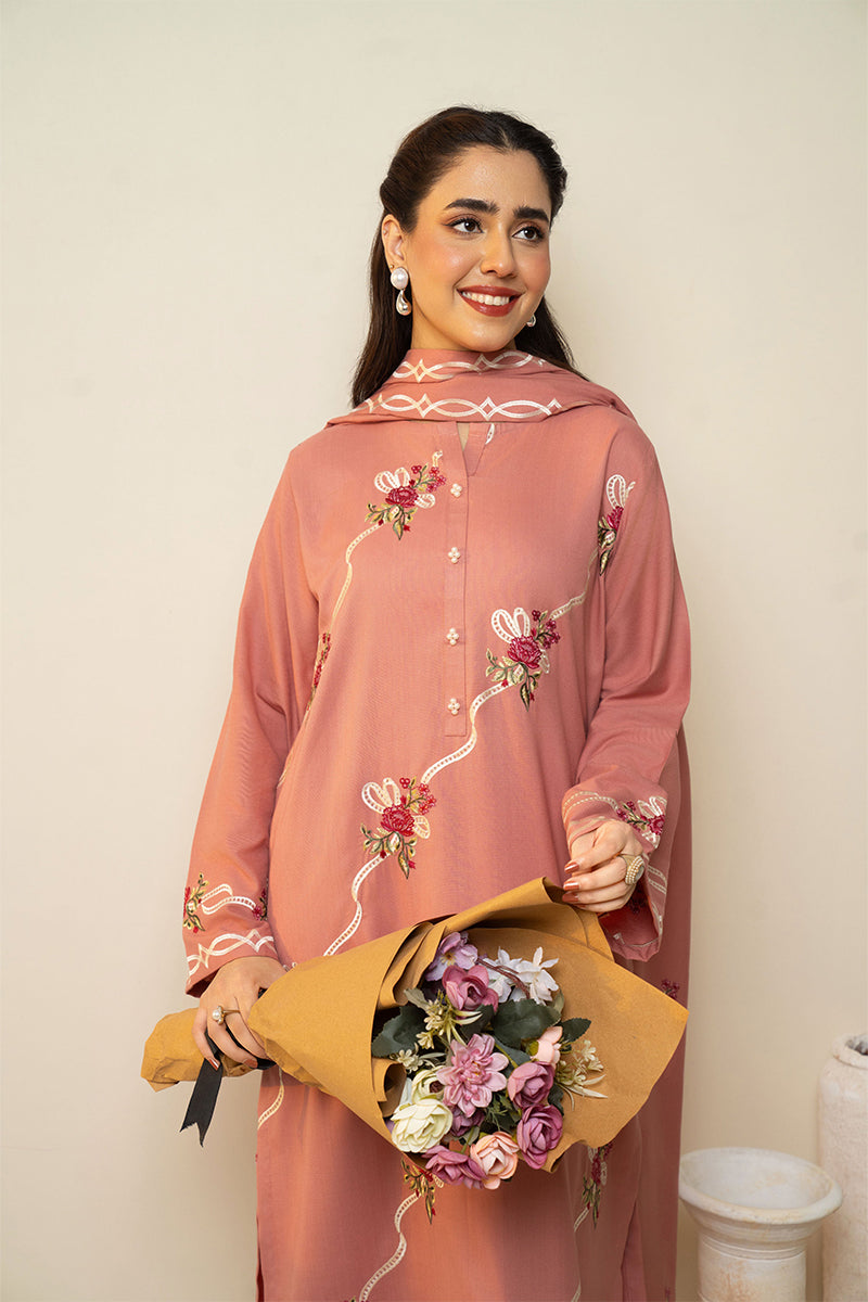 BATIK - 3PC DHANAK EMBROIDERED ZN-1098