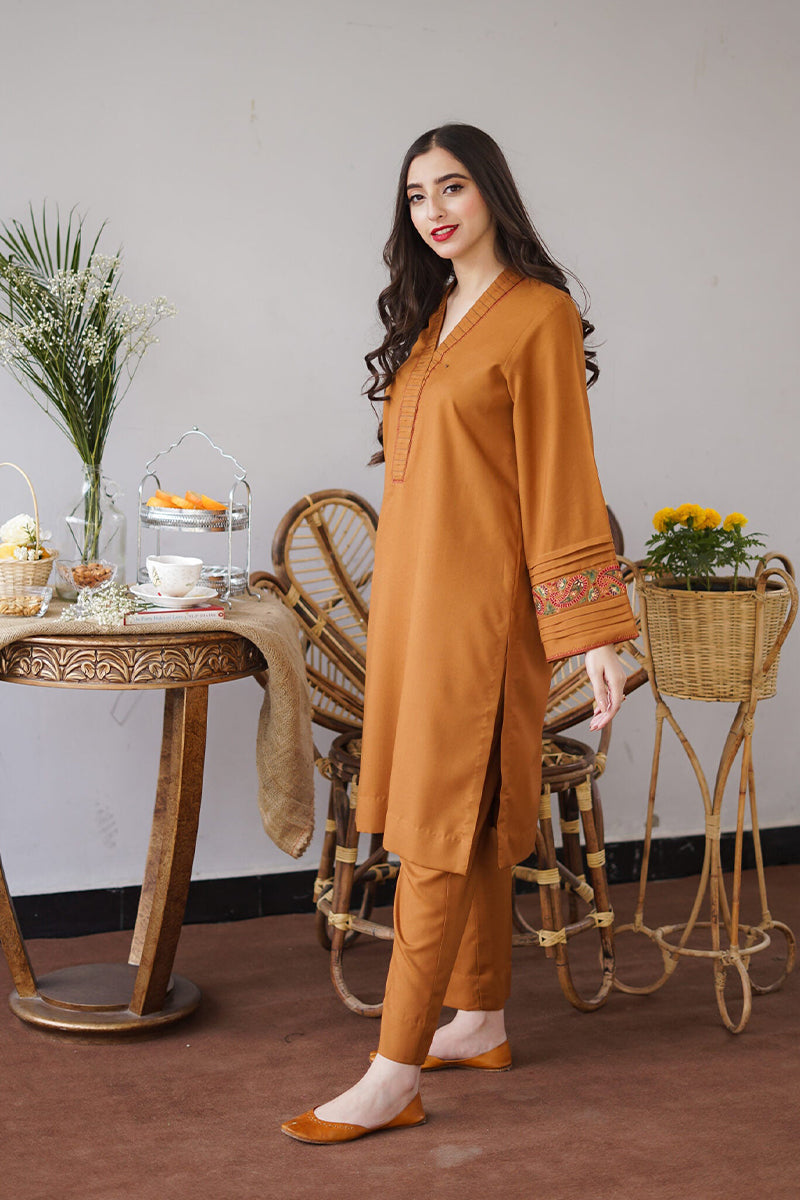 AISLING - 3PC DHANAK EMBROIDERED ZN-1062