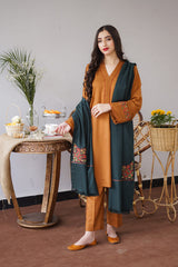AISLING - 3PC DHANAK EMBROIDERED ZN-1062