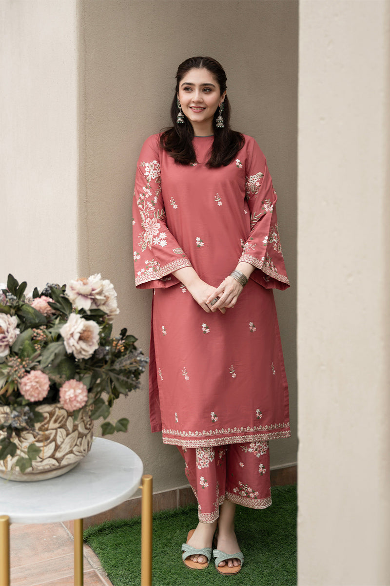 URGE - 2PC DHANAK EMBROIDERED ZN-1060