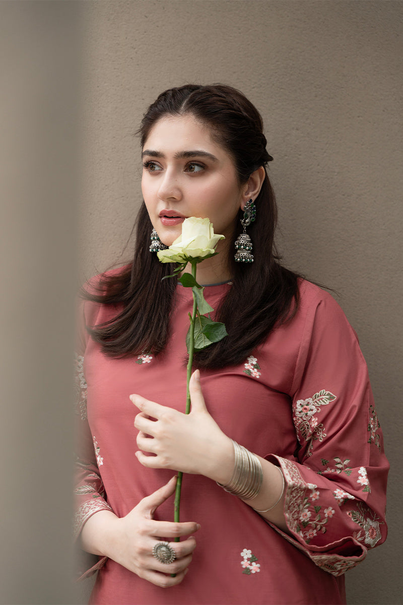 URGE - 2PC DHANAK EMBROIDERED ZN-1060
