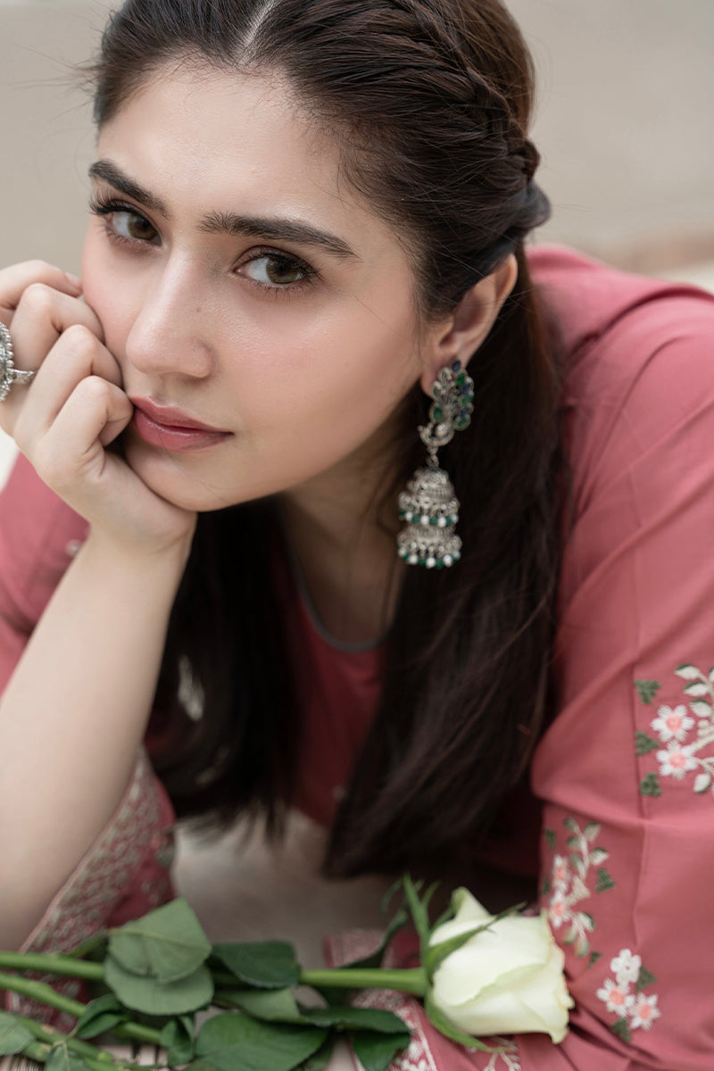 URGE - 2PC DHANAK EMBROIDERED ZN-1060