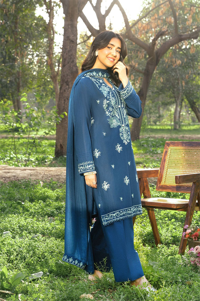PANACHE - 3PC DHANAK EMBROIDERED ZN-1097