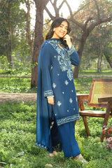 PANACHE - 3PC DHANAK EMBROIDERED ZN-1097
