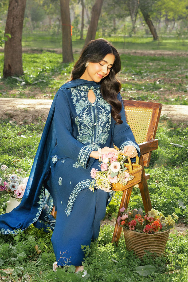 PANACHE - 3PC DHANAK EMBROIDERED ZN-1097