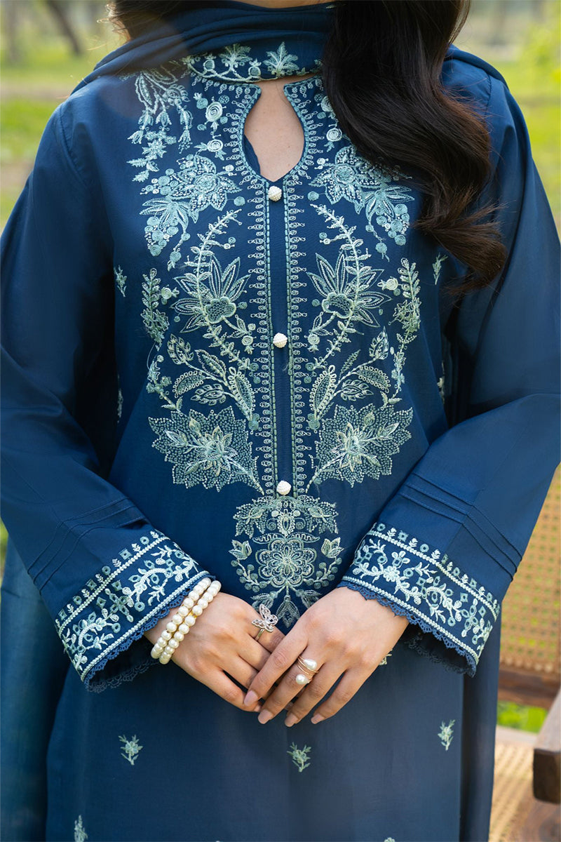 PANACHE - 3PC DHANAK EMBROIDERED ZN-1097