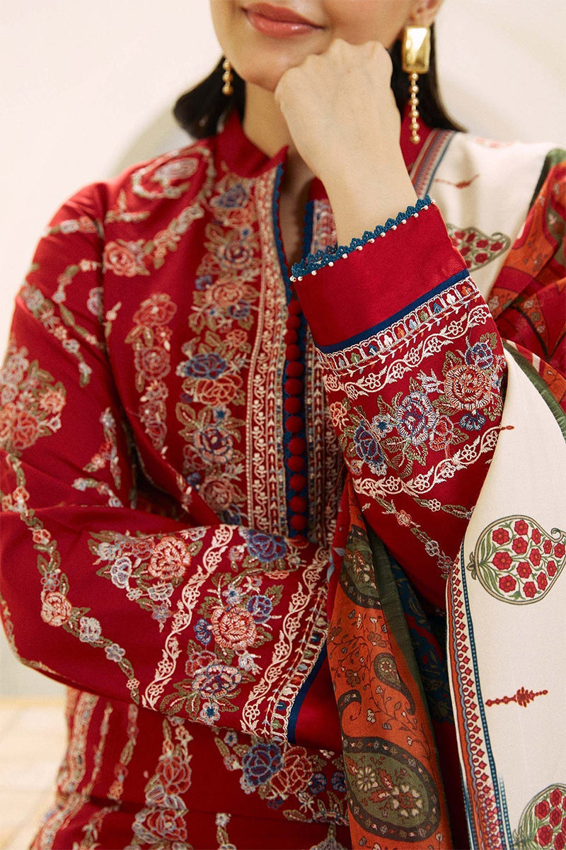 ZARA SHAH JAHAN - 3PC DHANAK EMBROIDERED ZN-1054
