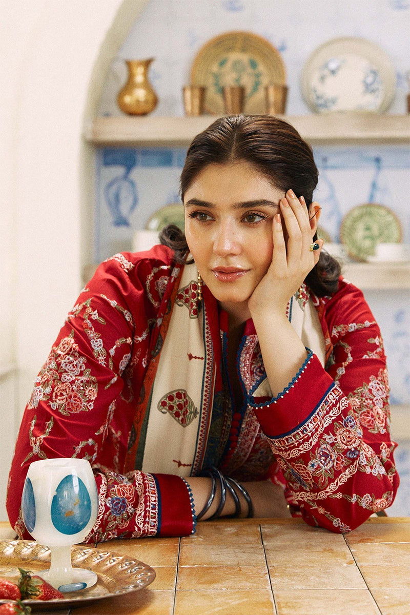 ZARA SHAH JAHAN - 3PC DHANAK EMBROIDERED ZN-1054