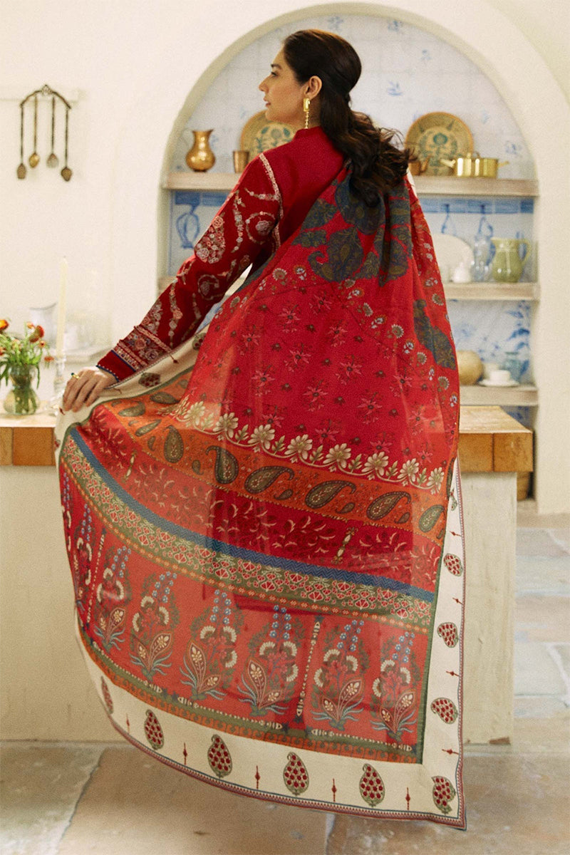 ZARA SHAH JAHAN - 3PC DHANAK EMBROIDERED ZN-1054