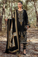 MARIA B - 3PC DHANAK EMBROIDERED ZN-1009