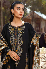 MARIA B - 3PC DHANAK EMBROIDERED ZN-1009