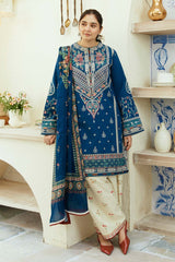 ZARA SHAH JAHAN - 3PC DHANAK EMBROIDERED ZN-1041