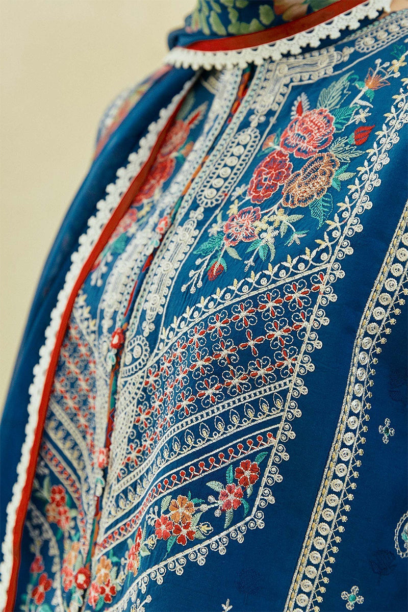 ZARA SHAH JAHAN - 3PC DHANAK EMBROIDERED ZN-1041