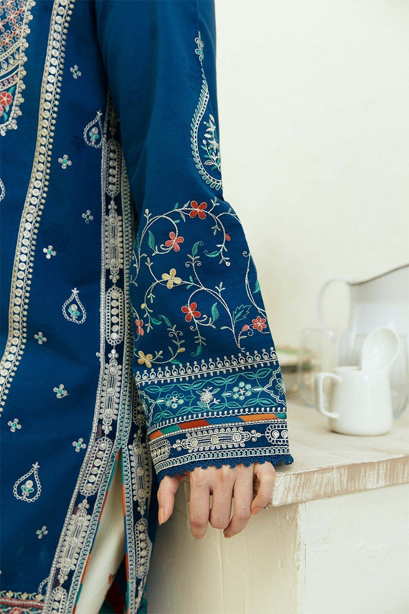 ZARA SHAH JAHAN - 3PC DHANAK EMBROIDERED ZN-1041