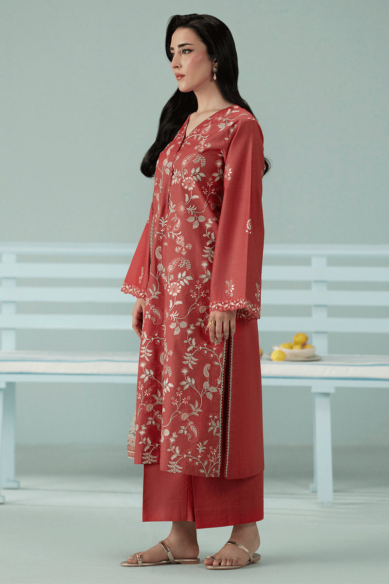 SERAN - 3PC DHANAK EMBROIDERED ZN-1093