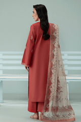 SERAN - 3PC DHANAK EMBROIDERED ZN-1093