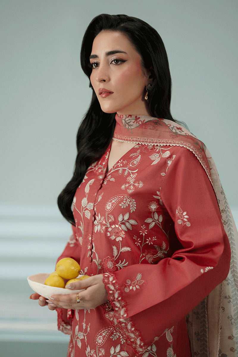SERAN - 3PC DHANAK EMBROIDERED ZN-1093