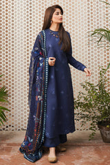 SERAN - 3PC DHANAK EMBROIDERED ZN-1028