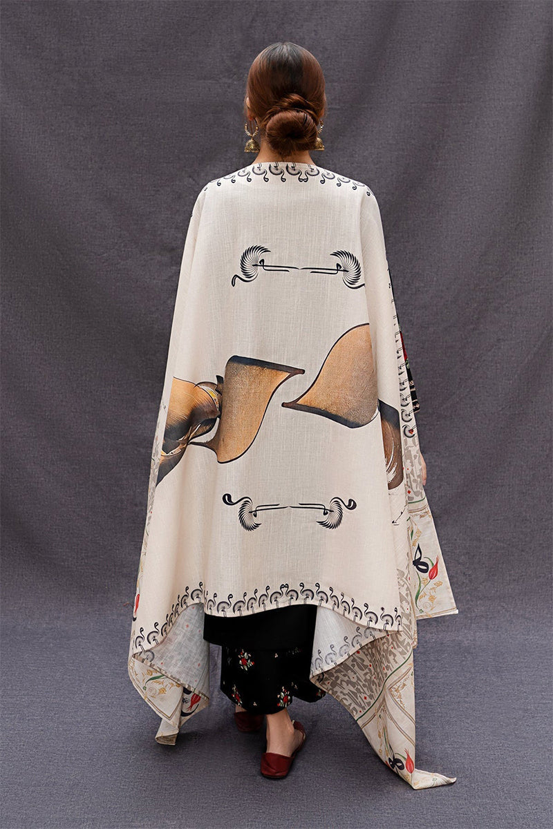 URGE - 3PC DHANAK EMBROIDERED ZN-1052
