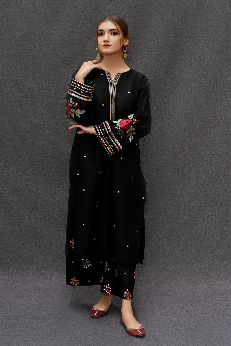 URGE - 3PC DHANAK EMBROIDERED ZN-1052