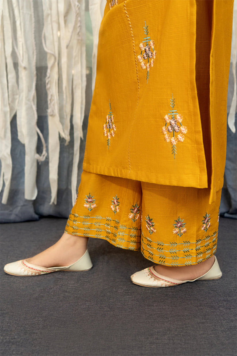 URGE - 3PC DHANAK EMBROIDERED ZN-1014