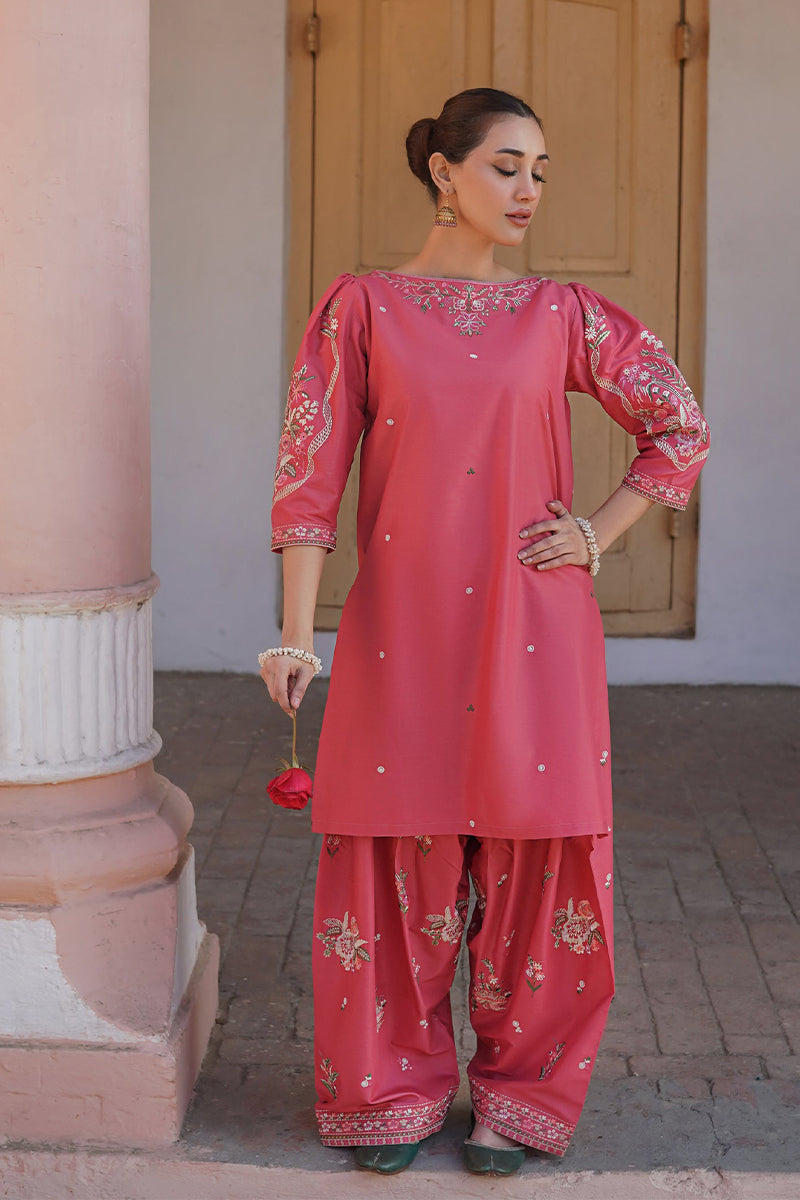 URGE - 2PC DHANAK EMBROIDERED ZN-1089