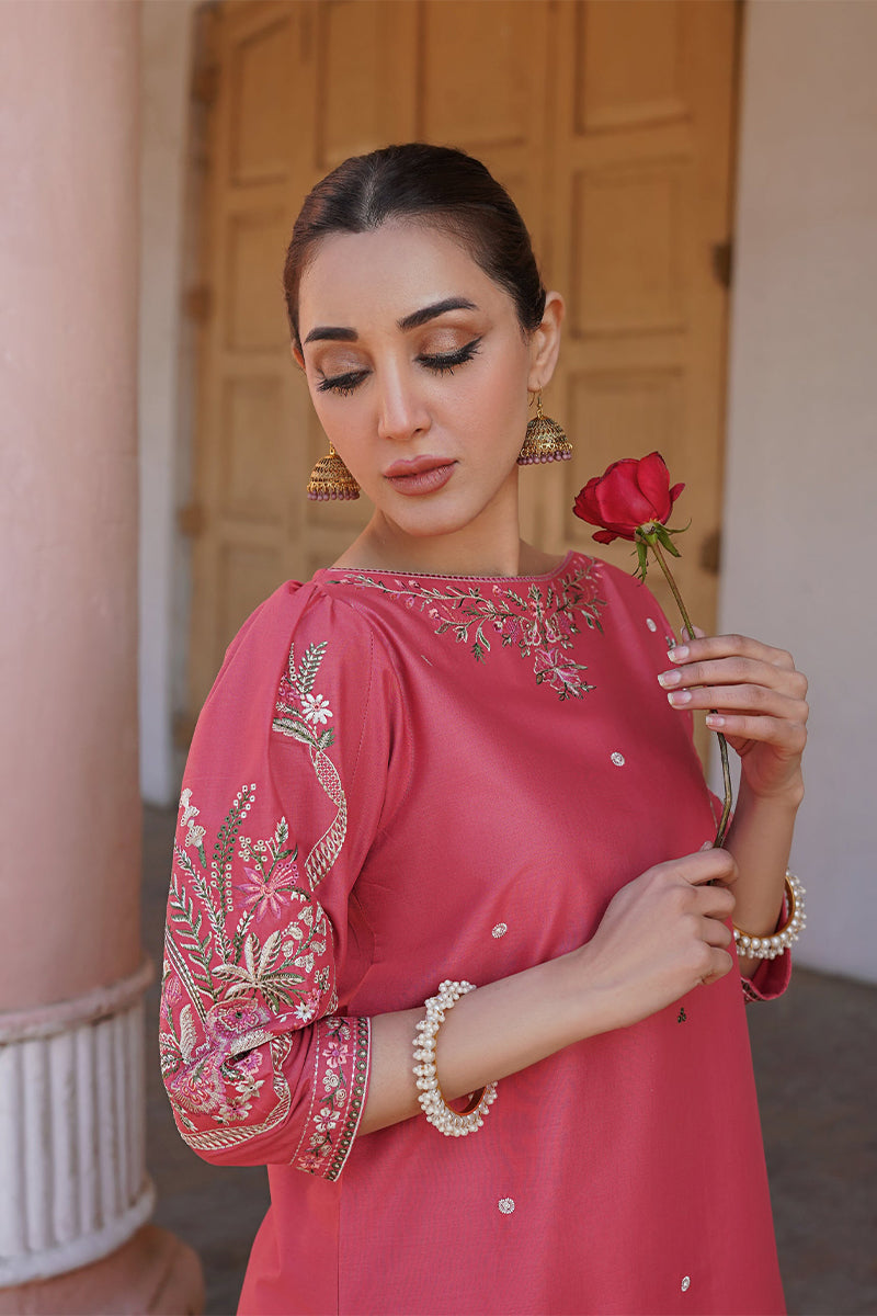 URGE - 2PC DHANAK EMBROIDERED ZN-1089