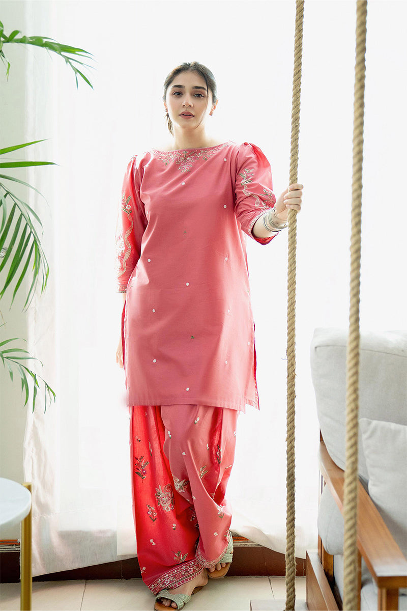 URGE - 2PC DHANAK EMBROIDERED ZN-1089