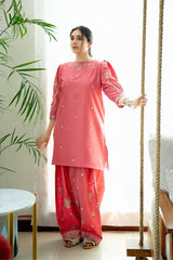 URGE - 2PC DHANAK EMBROIDERED ZN-1089