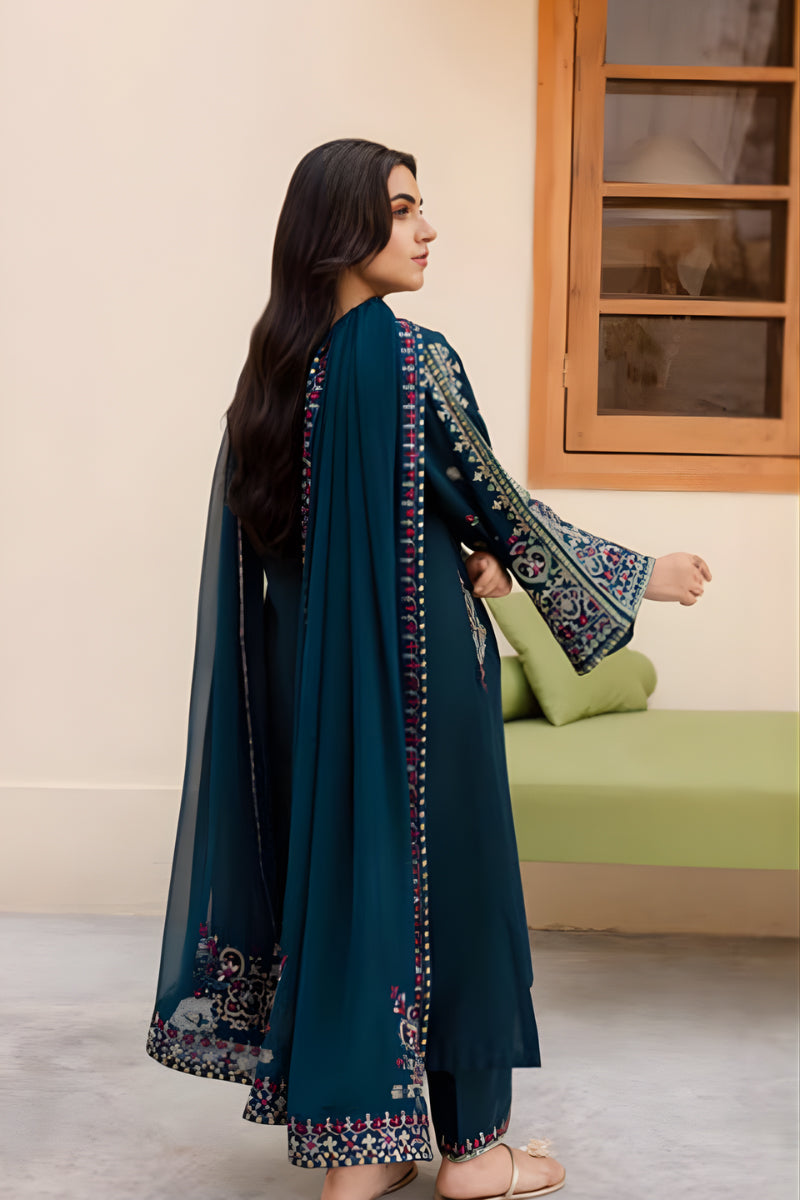 BATIK - 3PC DHANAK EMBROIDERED ZN-1088
