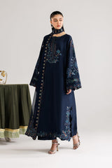 Iznik Brand Dhanak Embroidery 3 Piece Unstitched Dress ZN-1175