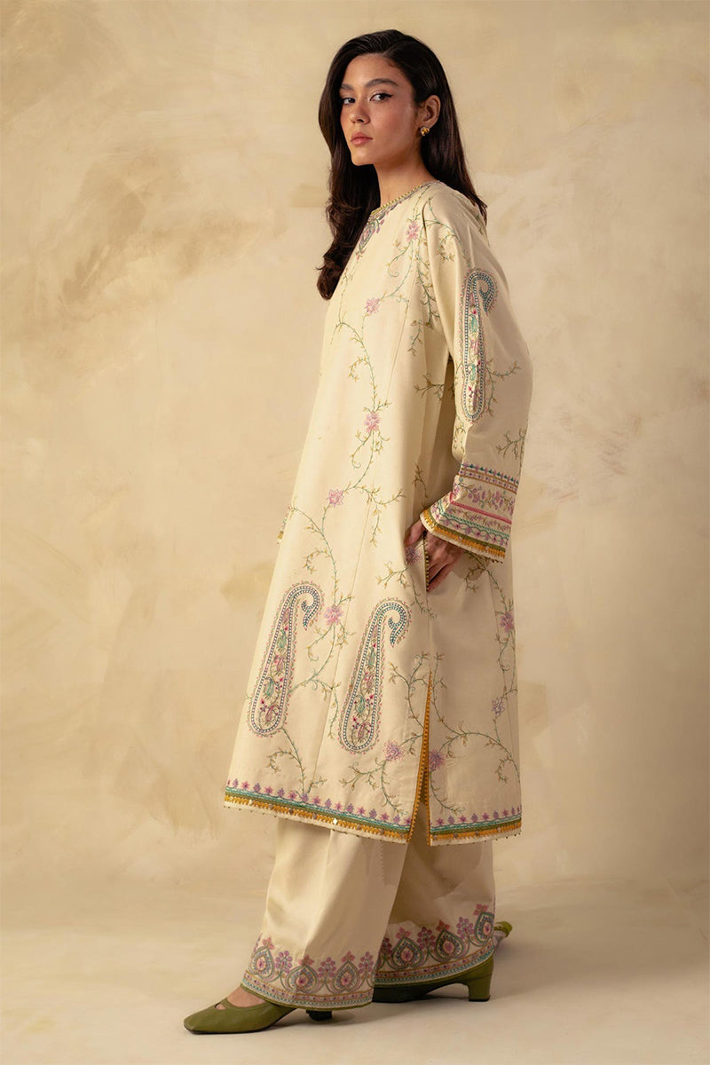 ZARA SHAH JAHAN - 3PC DHANAK EMBROIDERED ZN-1049
