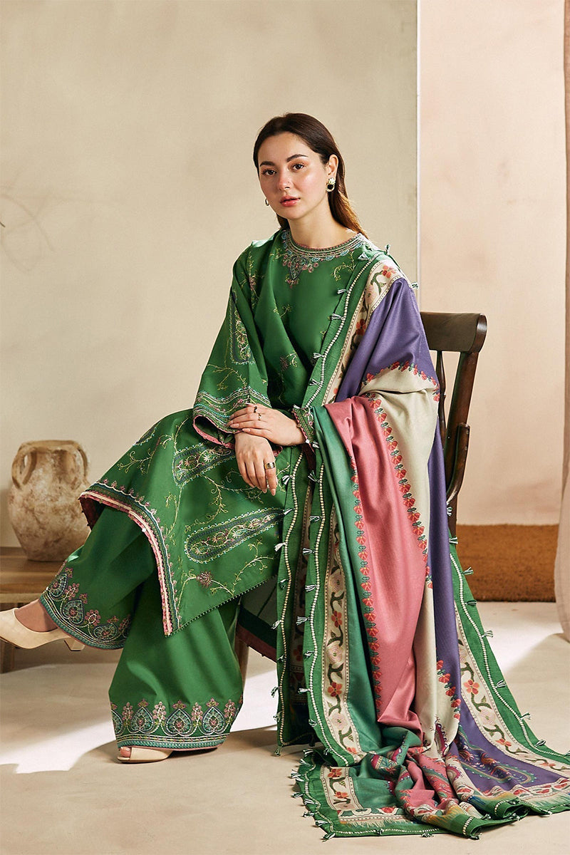 ZARA SHAH JAHAN - 3PC DHANAK EMBROIDERED ZN-1048