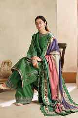 ZARA SHAH JAHAN - 3PC DHANAK EMBROIDERED ZN-1048